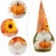 Szín: világító fenyőtobozok - Őszi díszek Plüss Manó Törpök Babák Halloween Gnome babák Sütőtök Napraforgó