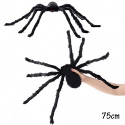 Szín: 75 cm - 30/50/75/90 cm Halloween party dekoráció Horror Fekete plüss pók kellékek gyerekeknek játékok Ajándékok