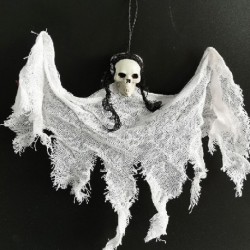 Szín: fehér szellem - Horror Halloween Lógó Csontváz Dekorációk Ágynemű Lógó Szellem kísértetház Ijesztő