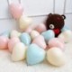 Szín: macaron fehér - 10db 10 hüvelykes szív lufi macaron színek latex lufi matt színű léggömb születésnapi parti