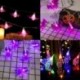 Szín: szemgolyó 1 - 1,5 m 10 LED-es halloween-füzér fények Pókkoponya sütőtök lámpa dísz Halloween díszek otthonra