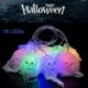 Szín: szemgolyó 1 - 1,5 m 10 LED-es halloween-füzér fények Pókkoponya sütőtök lámpa dísz Halloween díszek otthonra