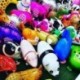 Szín: tehén - Keverékek Sétáló Állat HÉLIUM Léggömbök Aranyos macska kutya Panda dinoszaurusz tigris kisállat