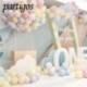 Szín: gyöngyházfényű arany - 20db 5 hüvelykes Macaron latex léggömb Gyöngyházfényű léggömb Születésnapi
