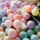Fehér szín - 30/50db 5 hüvelykes Macaron lufi latex kis lufi születésnapi parti dekoráció babazuhany Esküvői nagy