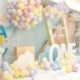 Fehér szín - 30/50db 5 hüvelykes Macaron lufi latex kis lufi születésnapi parti dekoráció babazuhany Esküvői nagy