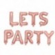 Szín: lehetővé teszi a parti aranyat - 9db/tétel 16 hüvelykes Lets Party ALOHA levél Lufi party dekoráció levél lufi
