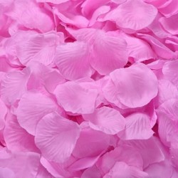 Szín: rózsaszín - 100db selyem rózsaszirom Esküvői parti dobás szirmok morzsa ajánlat szoba dekoráció Valentin napi