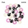 Szín: rózsaszín-16mm - minőségi kitömött játékok Alkatrészek Biztonság alátéttel Báb Kristály Szem Szem