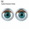 Szín: 16 - Doll Activity Eyes Doll Eye kiegészítők szempillákkal Doll Rolling Eyeballs Simulation Active Eyeball DIY Doll