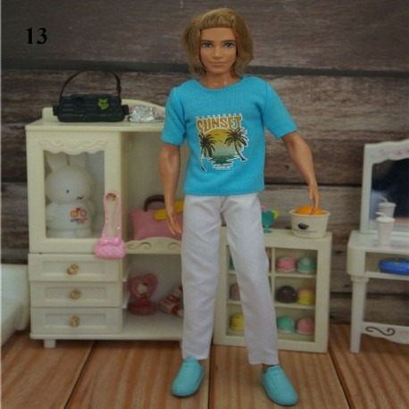 Szín: 13 - 30 cm baba kiegészítők mindennapi viselet alkalmi öltöny kabát kabát nadrág 32 cm baba ruhák baba barát