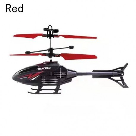 Piros szín - Fiúk ajándék újratölthető USB töltő felfüggesztett repülő helikopter repülő játékok mini drón