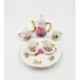 Szín: 01 - Virágmintás Aranyos kitömött játékok Hobbik Aranyos miniatűr porcelán teáskészlet Evőeszköz csésze