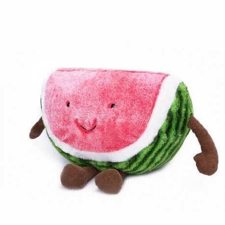 Magasság: 30 cm - 30 cm puha lakberendezési Kawaii kreatív rajzfilm görögdinnye plüss játék kanapé párna cseresznye