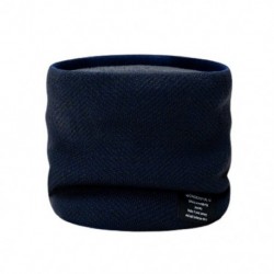 Szín: sötétkék - Uniszex vastagságú előke szélálló Thermal nyakmelegítő gyapjú sál Snood Cowl Tube sí motoros