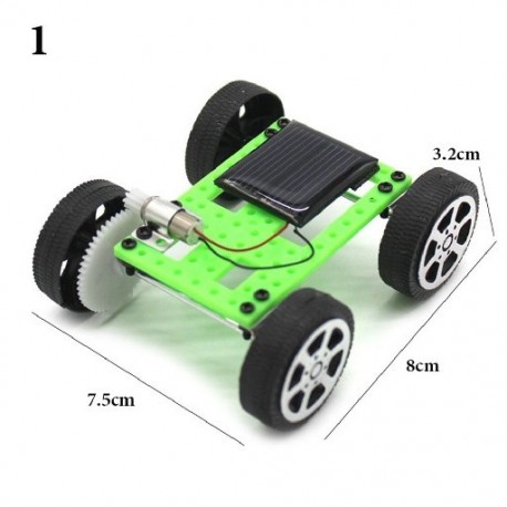 Szín: 1 - 6 stílus fiúknak Gyerekjátékok Hobbi Vicces barkács autóskészlet Robot autós robotkészlet napelemes játék