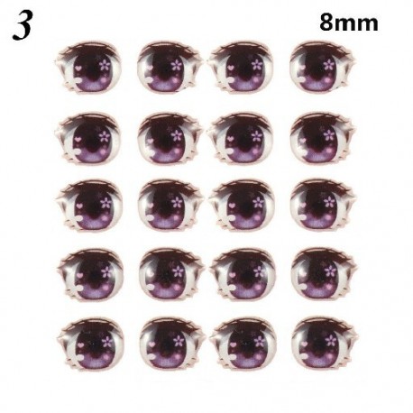 Szín: 3 - Dekoráció Oktatási játékok Barkácsolás baba Kiegészítők Szerelem Aranyos matrica Rajzfilm Szem Matricák