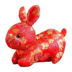 Szín: 20 cm-E típusú - Lakásdekoráció A nyúl éve Kínai állatöv kínai-Chic plüssjáték Kínai állatöv nyúlbaba