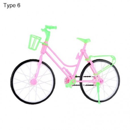 Szín: 6-os típus - Ajándék kültéri sportok sokszínű játékok Kerékpáros jelenet Modell Babaház Kiegészítők Baba