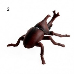 Szín: 2 - Gyerekeknek ajándék műanyag miniatűr oktatási játék szimuláció katicabogár rovar állatok modell