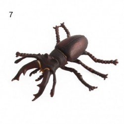 Szín: 7 - Gyerekeknek ajándék műanyag miniatűr oktatási játék szimuláció katicabogár rovar állatok modell