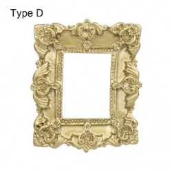 Szín: D típus - Baba kiegészítők barkácsbútor kellékek miniatűr babaház dekoráció képkeret 1/12 méretarányú