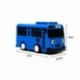 Szín: zöld - Műanyag ajándékok születésnapi kis TAYO busz autómodell buszok mini visszahúzható buszjátékok