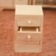 1:12 Mini dekoráció Miniatűr éjjeliszekrény Tároló sarokszekrény Fabútor modell szimuláció Babaház bútor