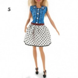 Szín: 5 - 2021 legújabb baba esküvői ruha nadrágok divatos hétköznapi viselet kézzel készített lányruhák 30 cm-es