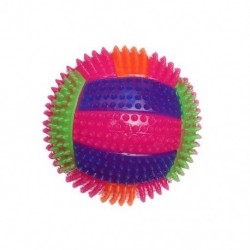 Szín: többszínű-L - Vicces fogtisztító úszóeszköz Interaktív kiskutya macska tréning kisállat gumilabdák nyikorgó