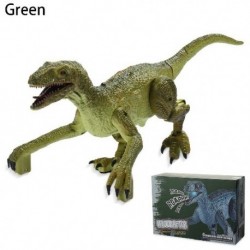 Szín: zöld - Gyerekek elektronikus robot dinoszaurusz játék szimuláció Velociraptor távirányítós dinoszaurusz