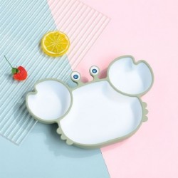 Szín: zöld - Tányérok szívó etető kellékek bébiétel etető szilikon baba szívó tányér tipegő tányérok osztott