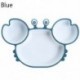 Szín: kék - Tányérok Szívós etető kellékek Bébiétel etető szilikon baba szívótányér totyogó tányérok Osztott