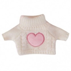 Szín: 2 - Kiegészítők Pamut töltött babák Változó Öltözködési Játék Rózsaszín szív csípős kötöttáru 20 cm