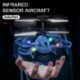 Szín: RC-vel - Mini Repülőgépek Drone RC Plane Távirányító Drone Indukciós Játék Repülő Játékok Infravörös