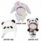 Szín: panda öltöny - Fényképes kellékek változó öltözködési játék Lovely Panda kapucnis pulóverek Rajzfilm