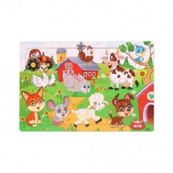 Szín: 9 - Oktatási Agy 30db Korai oktatási fa kirakós játék Barkácsolás kirakós építőkockás játékok