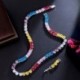 Fém szín: többszínű - CWWZircons Bling köbös cirkónia kővel burkolt több színű kerek teniszlánc nyaklánc nyaklánc