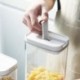 Szín: nagy 1300ml - Tároló palack doboz Lezárt tégely Gabona Konyhai Tárolás Élelmiszeripari Átlátszó Műanyag