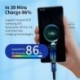 Szín: 60W barna - Essager PD100W 60W típusú CC-C kábel gyorstöltő mobil mobiltelefon töltőkábel Xiaomi Samsung Huawei
