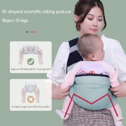 Szín: zöld - Baba Sling Ergonomikus M pozíciójú babahordozó hordozó