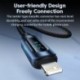 Szín: IOS 2 4 Barna - Toocki USB Type C kábel iPhone 14 13 12 11 Pro Max X Xr 8 7 Plus PD 36W gyorstöltő villámkábel
