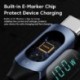 Szín: 100W CC kék - Toocki Type C - Type C kábel 100 W PD gyorstöltő töltő USB C - USB C kijelző kábel Xiaomi POCO f3