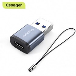 Szín: ezüst C – USB 2.0. - Essager OTG Adapter Type C USB 3.0 Type-C USB C dugó-USB aljzat konverter Macbook Xiaomi Samsung