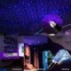 Piros szín - Romantikus LED autótető csillag éjszakai fény projektor atmoszféra Galaxy lámpa USB dekoratív lámpa
