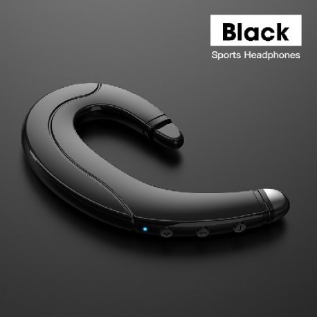 Fekete szín - F88 True vezeték nélküli Bluetooth fejhallgató TWS vezeték nélküli sportfejhallgató üzleti, nem fülbe