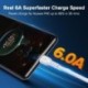 Szín: kék - QOOVI 6A USB Type C kábel 66W gyorstöltés Huawei P40 Mate 30 Honor USB-C telefontöltő Type-C adatkábelhez