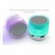 Fehér szín - Új Mini hordozható autós audio A9 Dazzling Crack LED vezeték nélküli Bluetooth 4.1 mélynyomó hangszóró