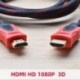 Szín: 1 5 m - Piros és fekete HDMI kábel Video HD 1.4 verzió adatkábel P kábel Réz TV számítógép kábel