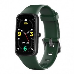Szín: zöld - 1,47 hüvelykes C11 Bluetooth óra Vérnyomás Vér Oxigén Pulzusmérő Lépés Sport Fiziológiai Ciklus Okos